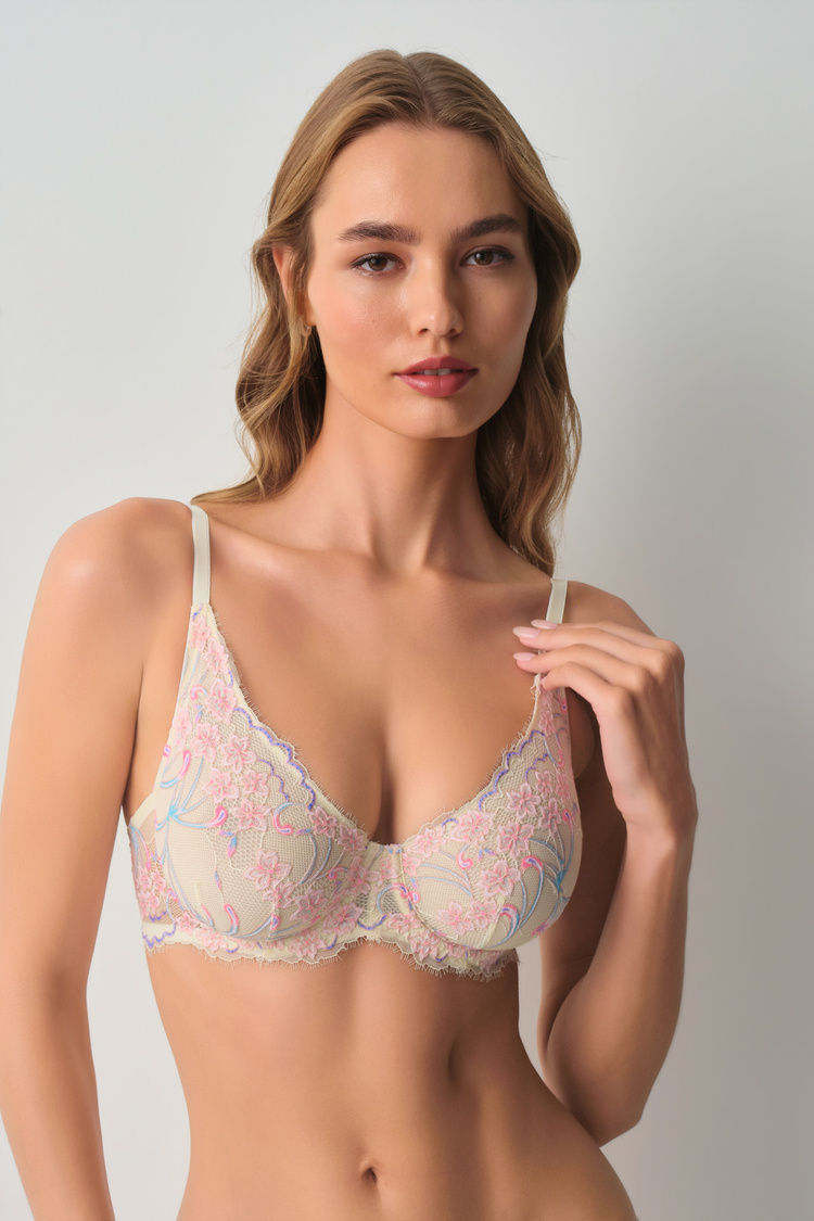 Colourful Print Clara Wire Bra