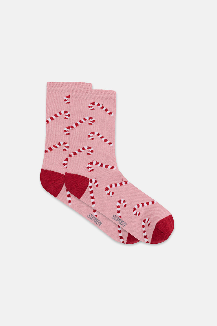 Pembe Candy Soket Çorap