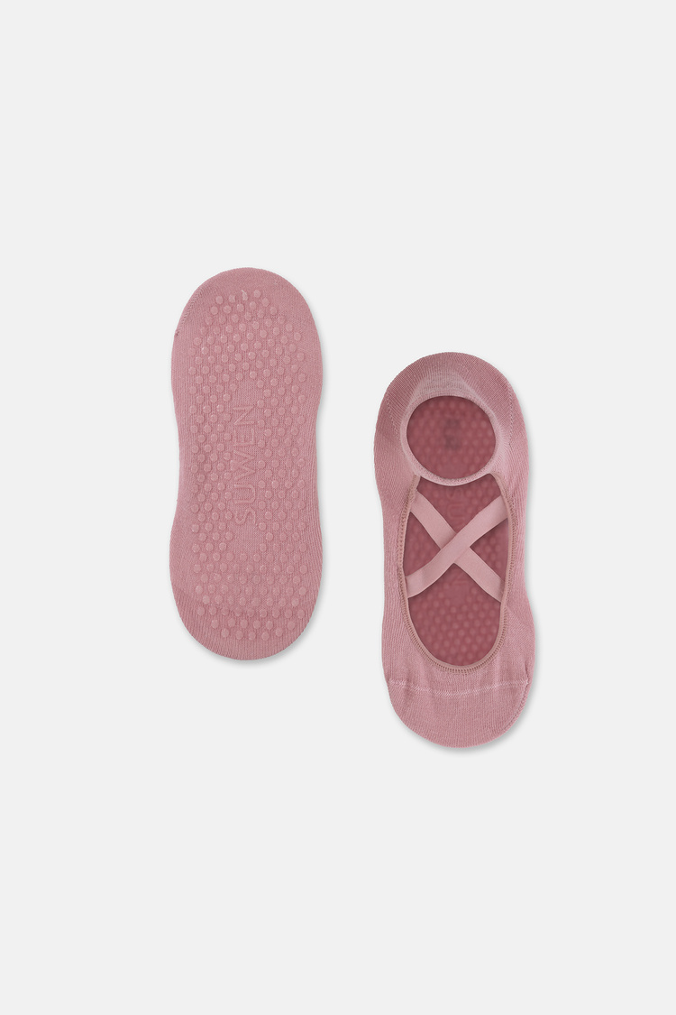 Pembe Yoga & Pilates Midi Suba Çorap