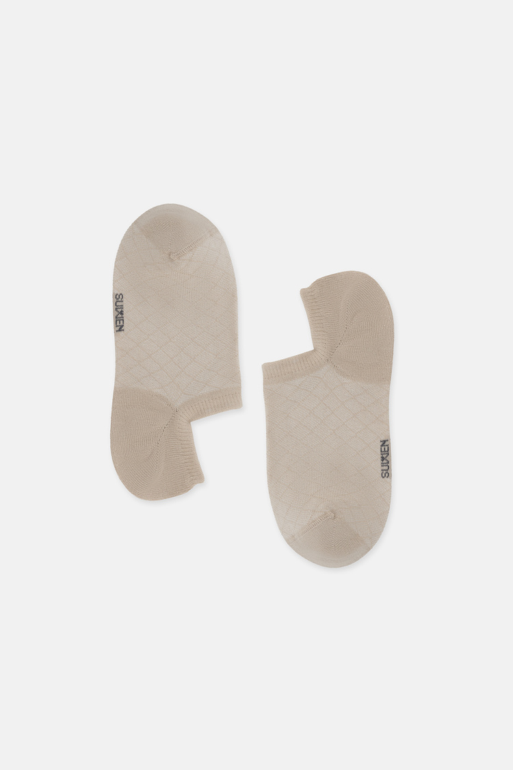 Bej Classy Sneaker Çorap
