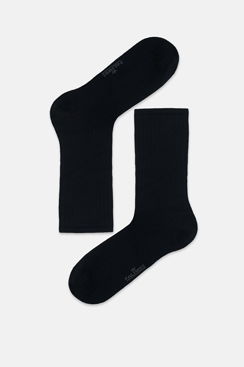 Siyah 2'li Comfort Pamuklu Erkek Soket Çorap