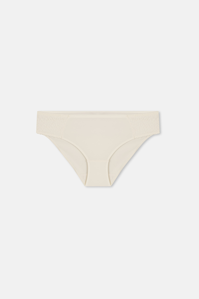 Ekru Gracefull Slip Külot